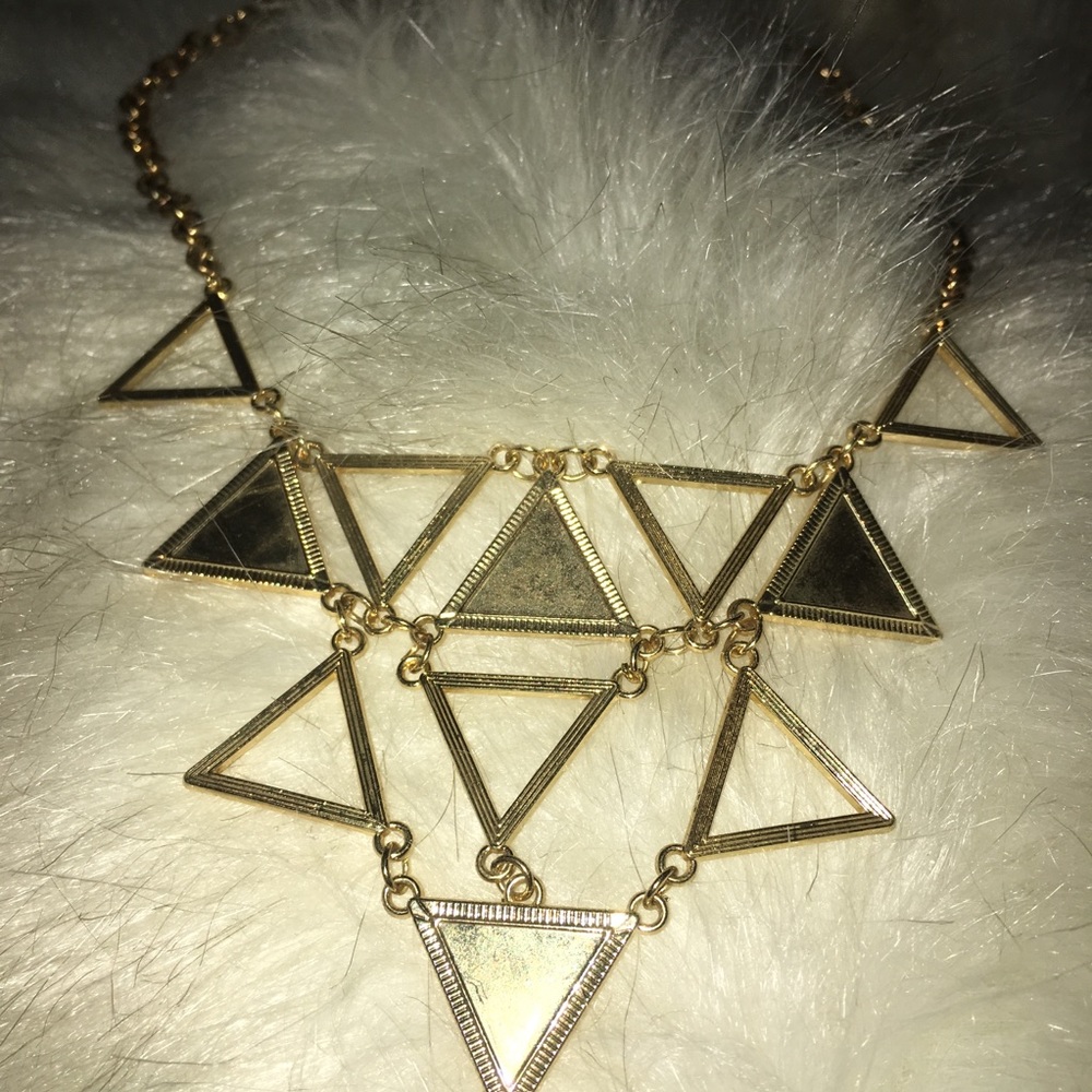 Gold Party Necklace
